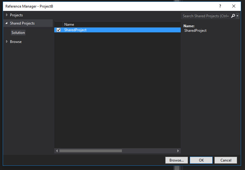 Sharing is Caring: Using Shared Projects in ASP.NET