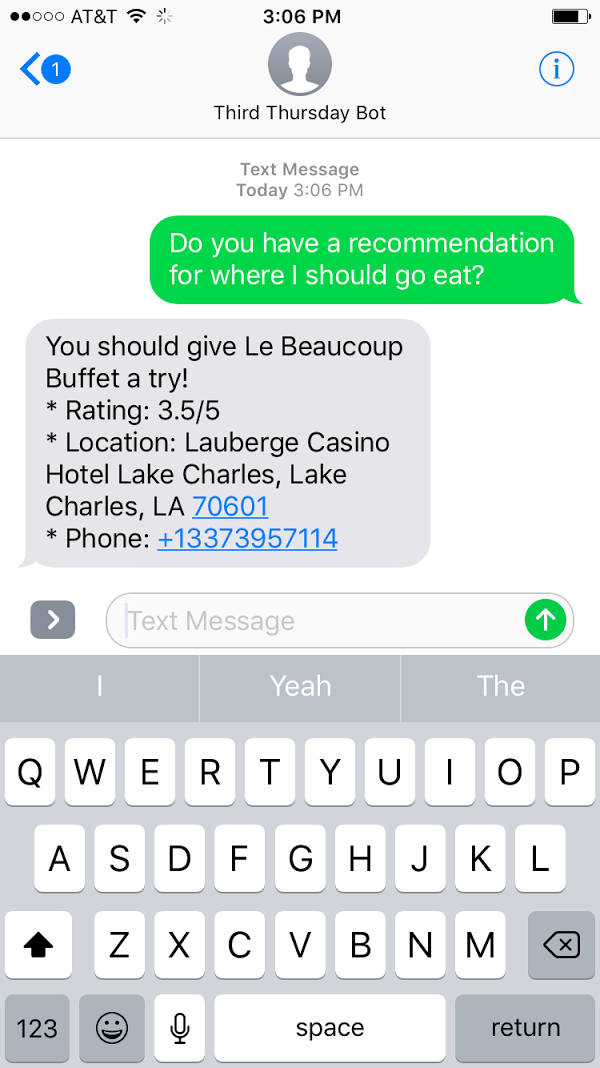 How the Microsoft Bot Framework Changed Where My Friends and I Eat: Part 2